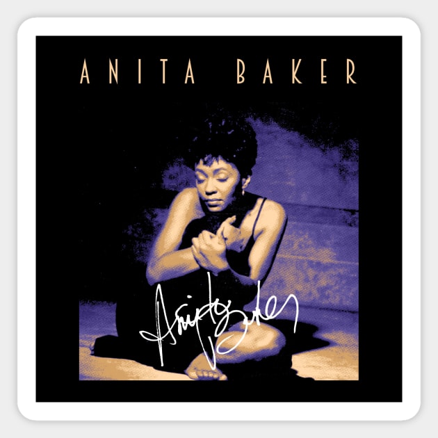 Anita Baker Signature Sticker by sarsim citarsy